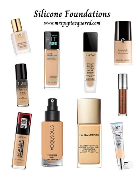 best silicone foundation for skin.